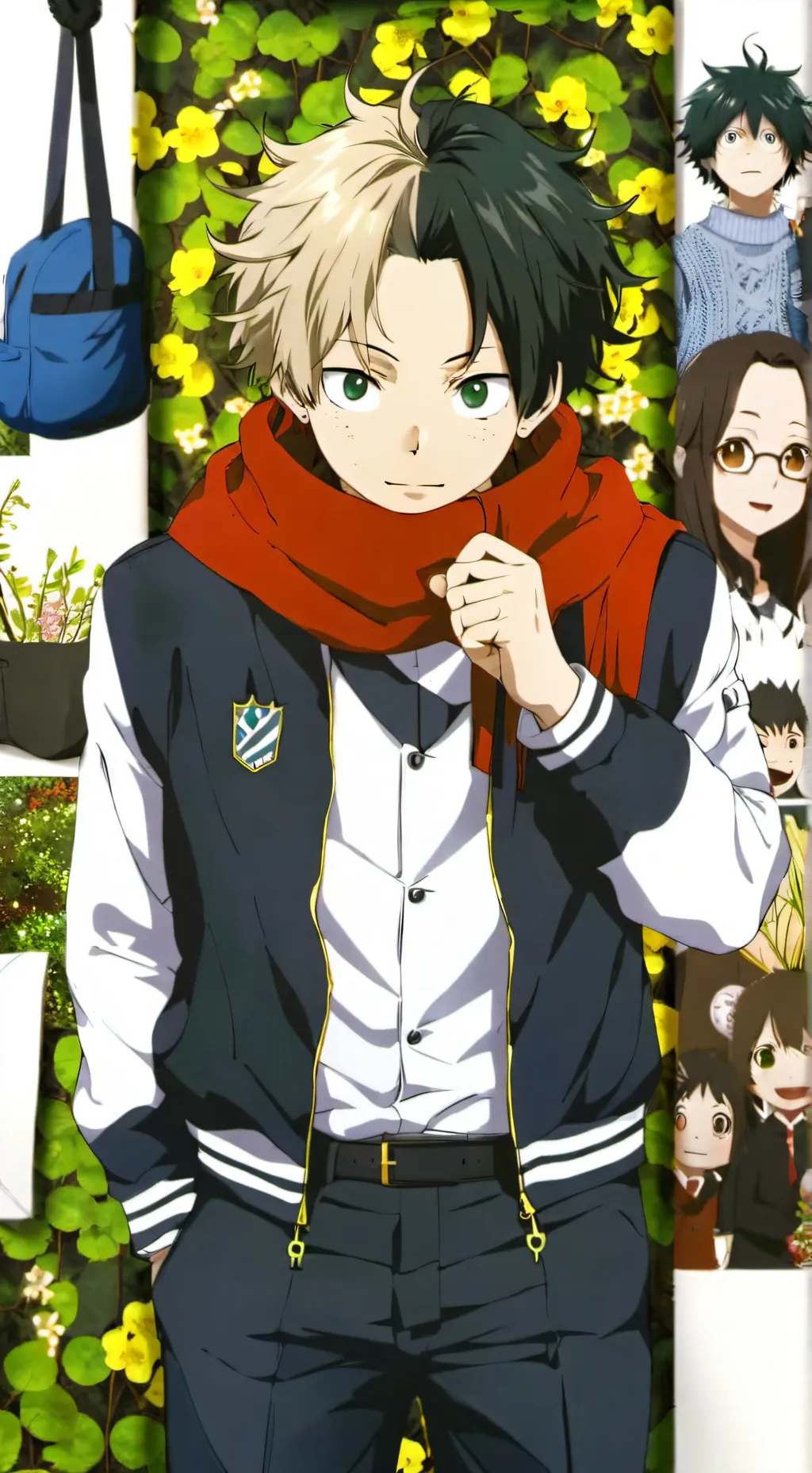 ai character: Mha +your school background