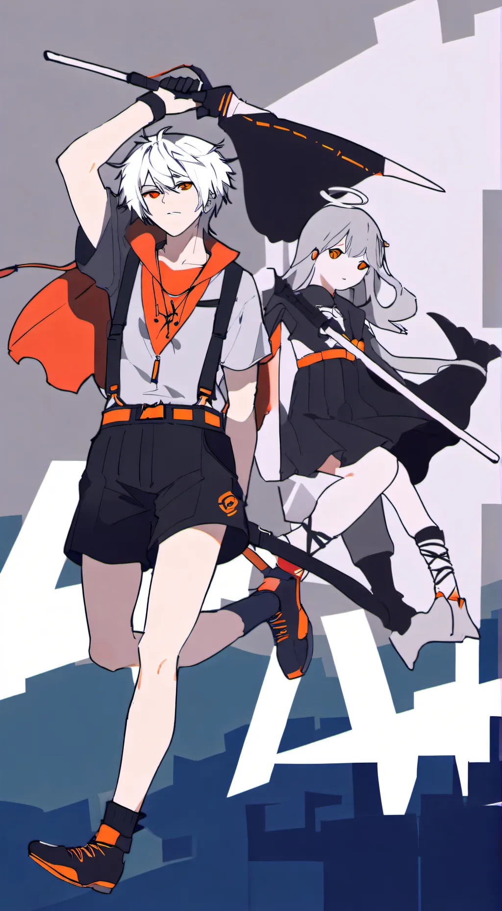 ai character: Santi y celenney background