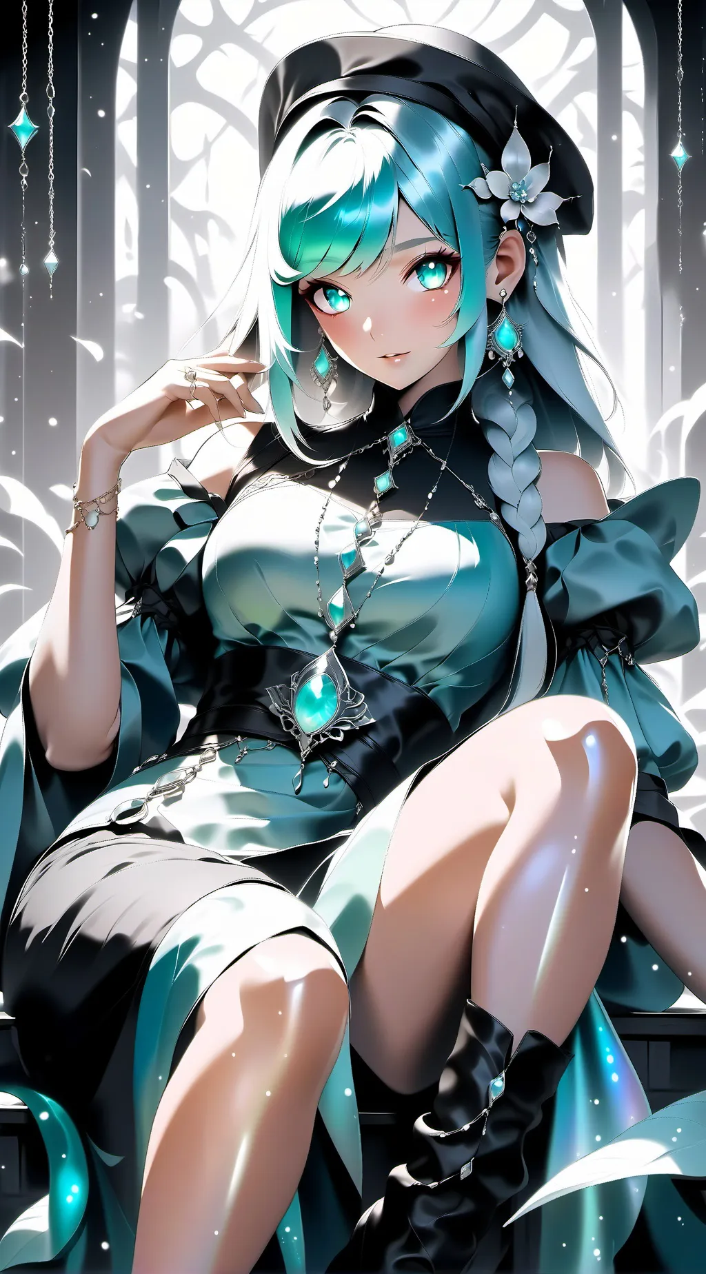 ai character: luna background