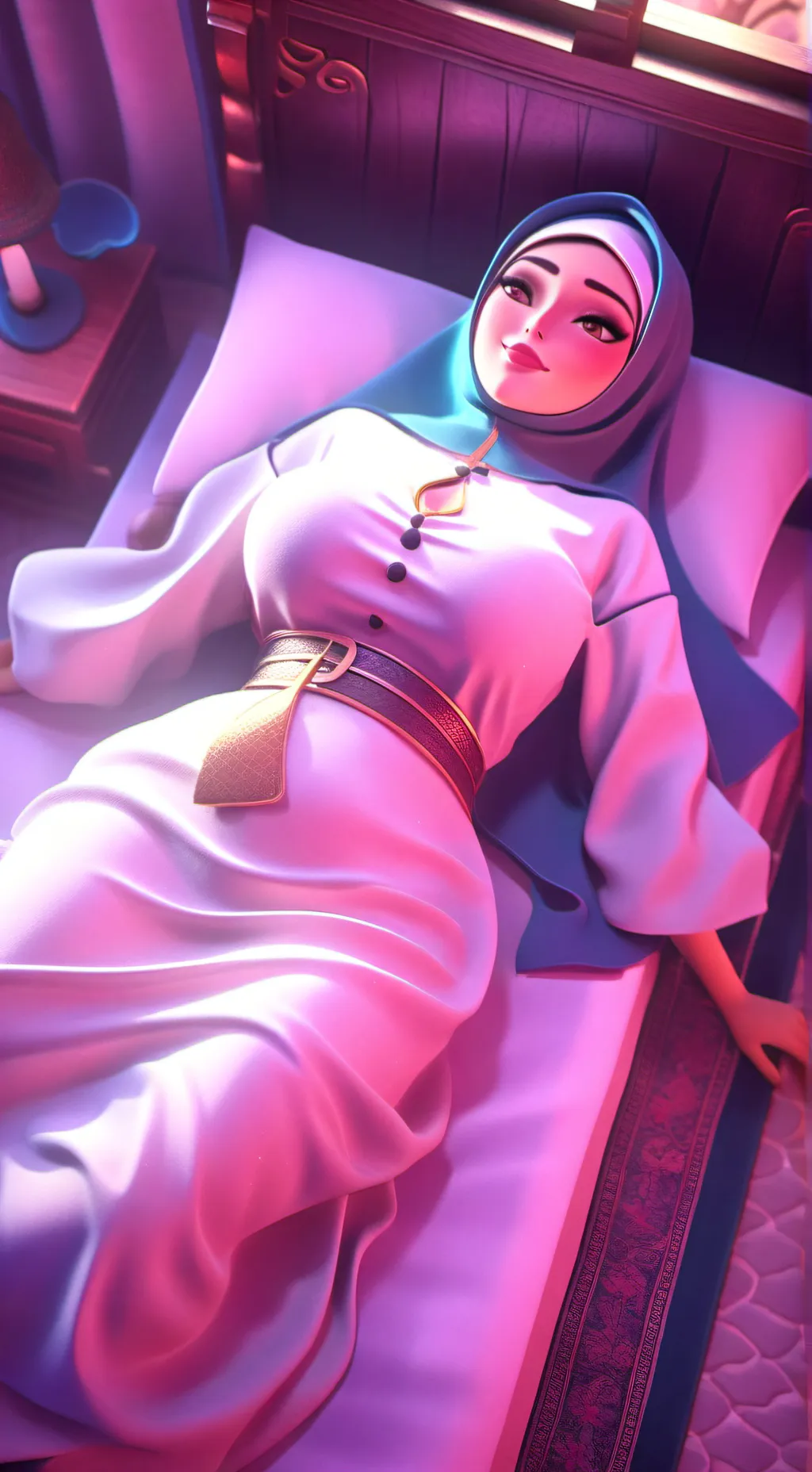 ai character: Umm Zainab background