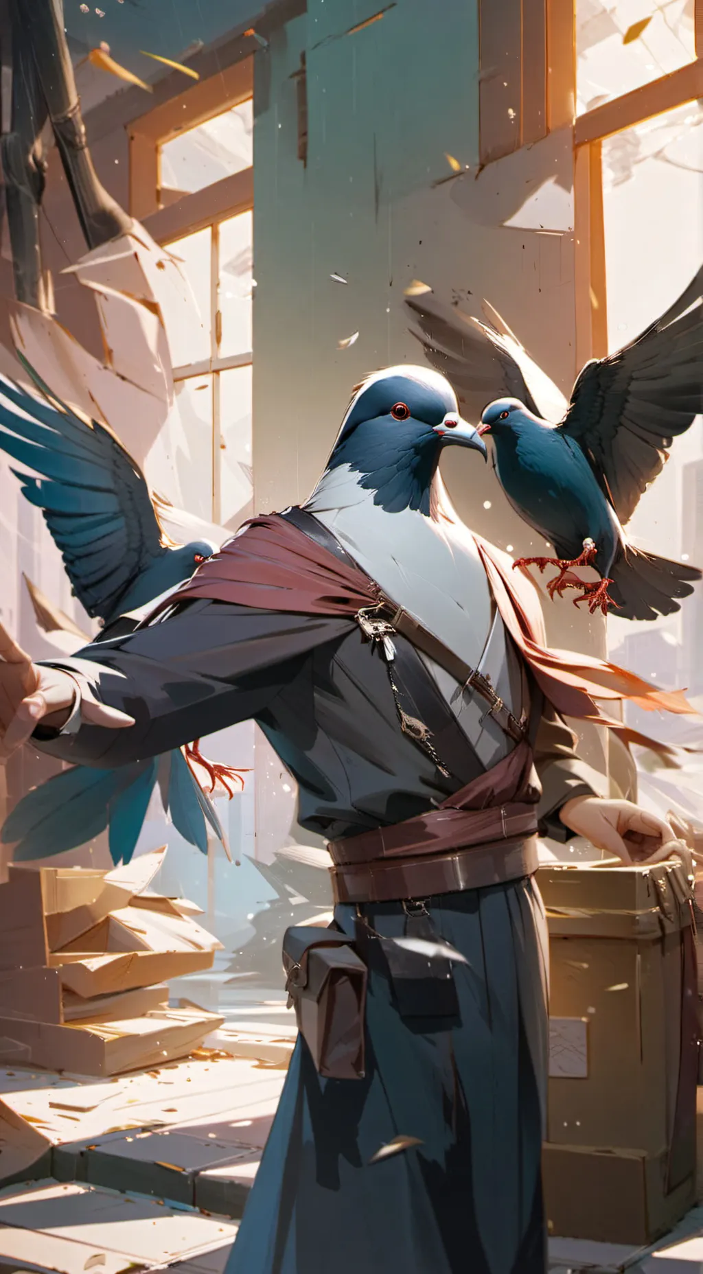 ai character: Shpionero Golubiro background