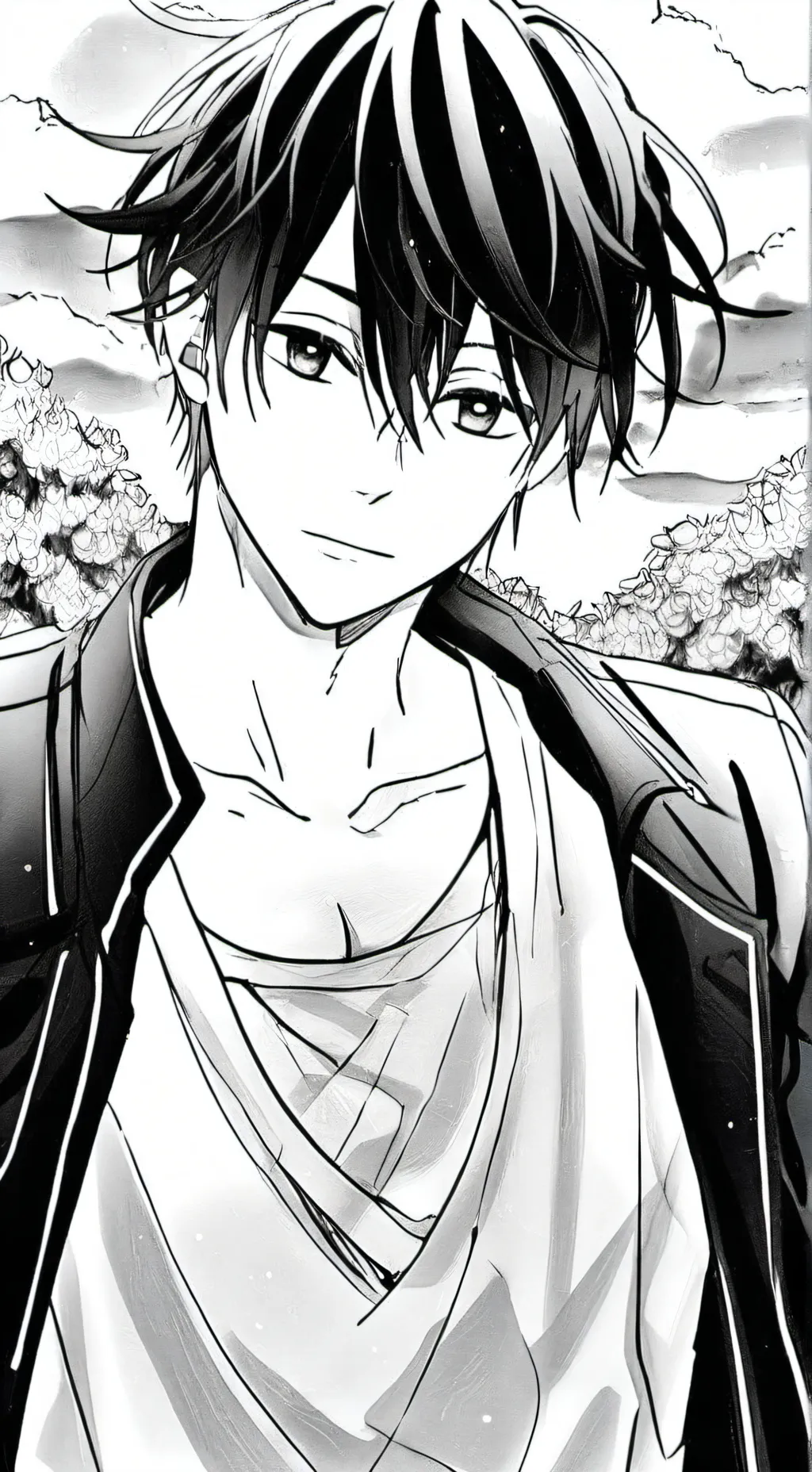 ai character: Ebony  background