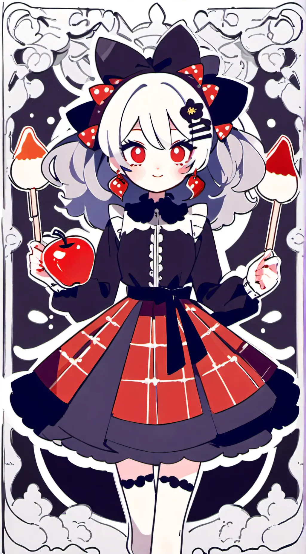 ai character: Candy AppleCookie background