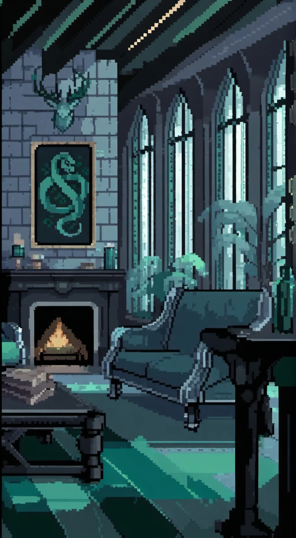 ai character: Slytherin  background