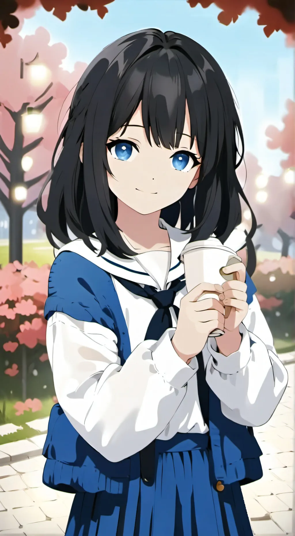 ai character: Ur child lily background