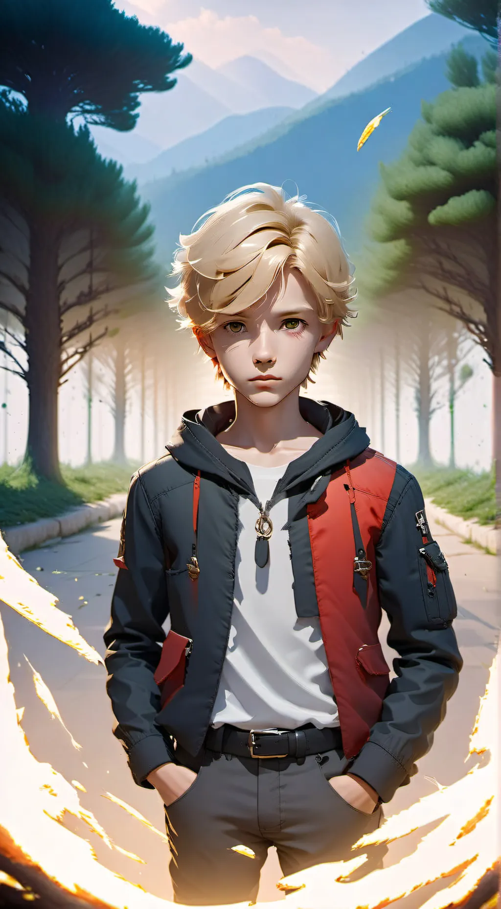 ai character: Milo  background