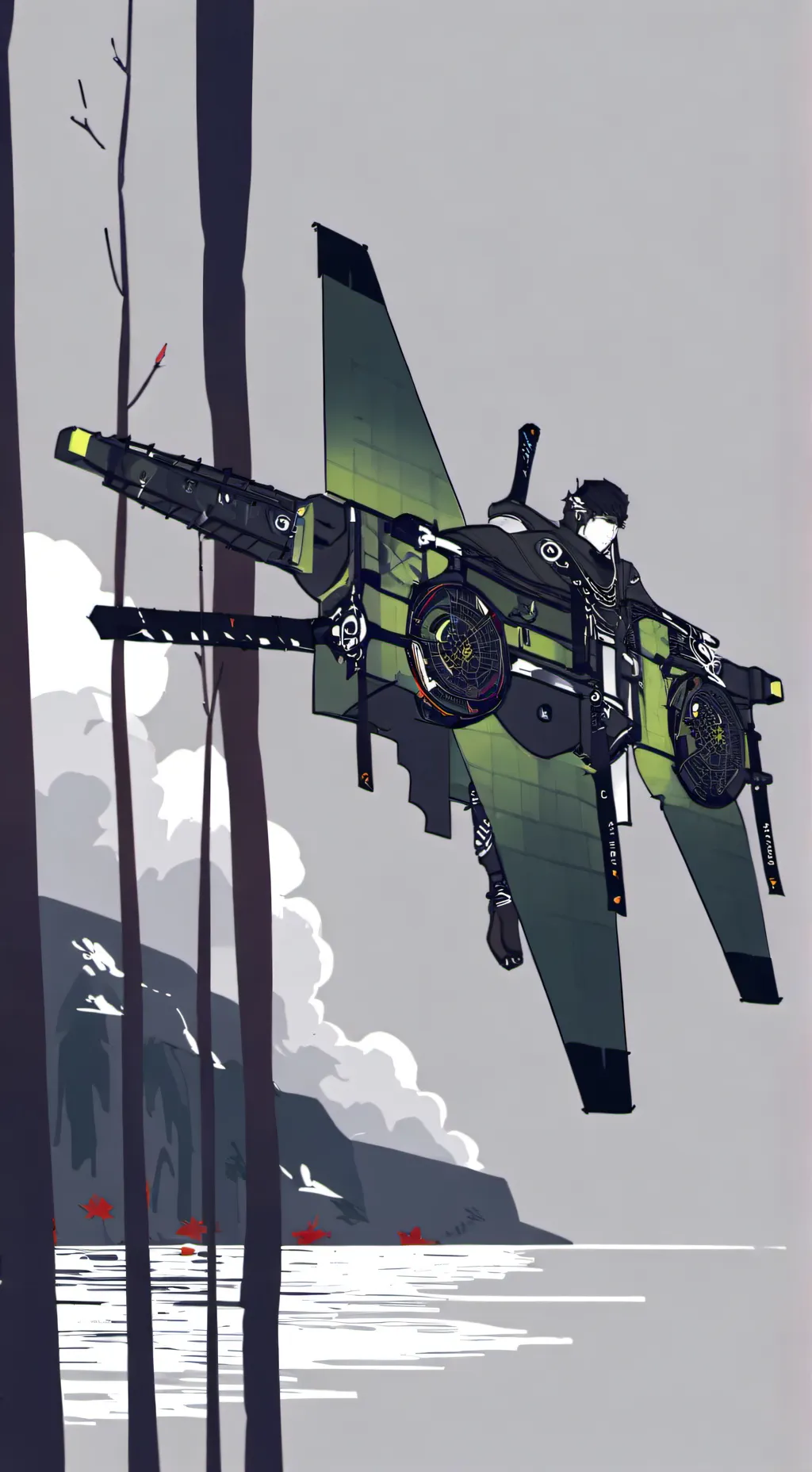 ai character: bakugo background