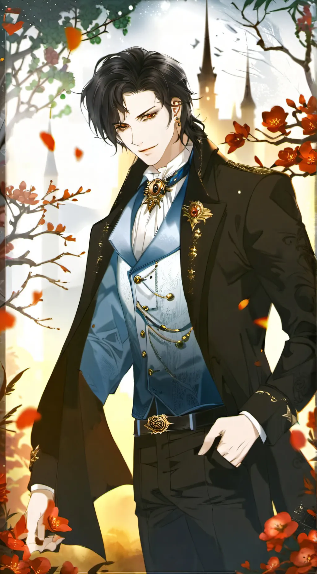 ai character: vampire  background