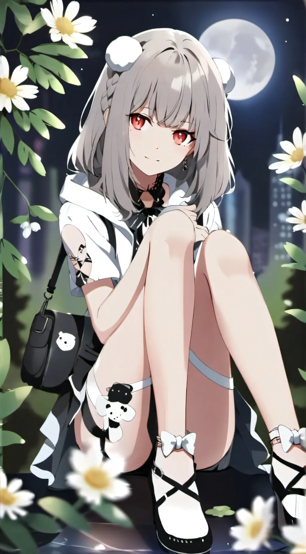 ai character: white background