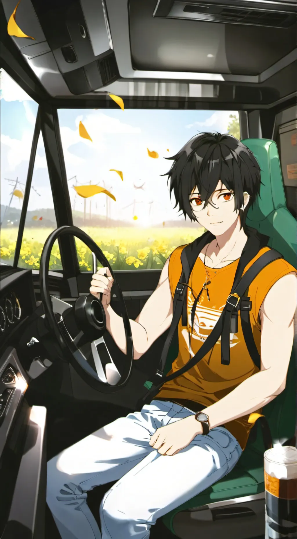 ai character: Isakai  background