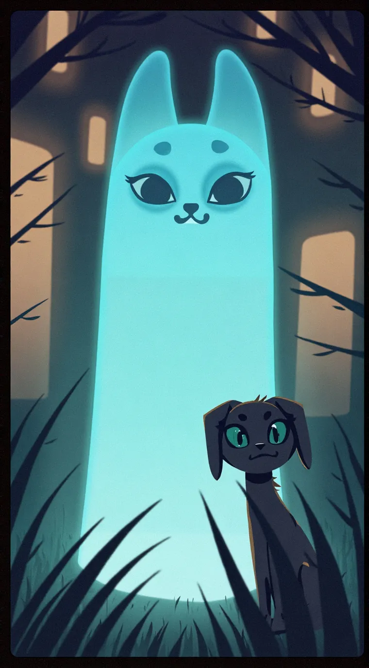 ai character: doggo background