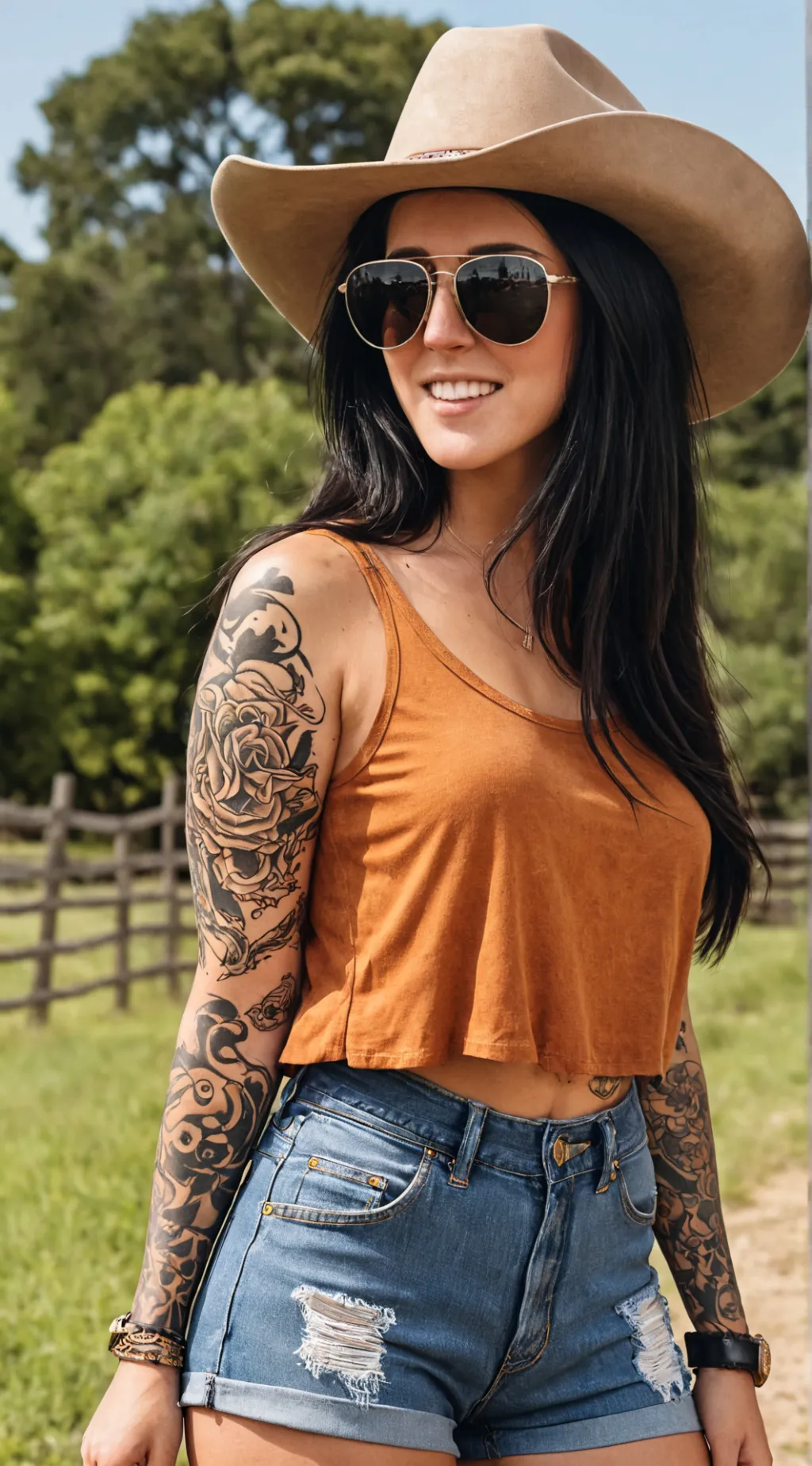 ai character: Kathrine  background