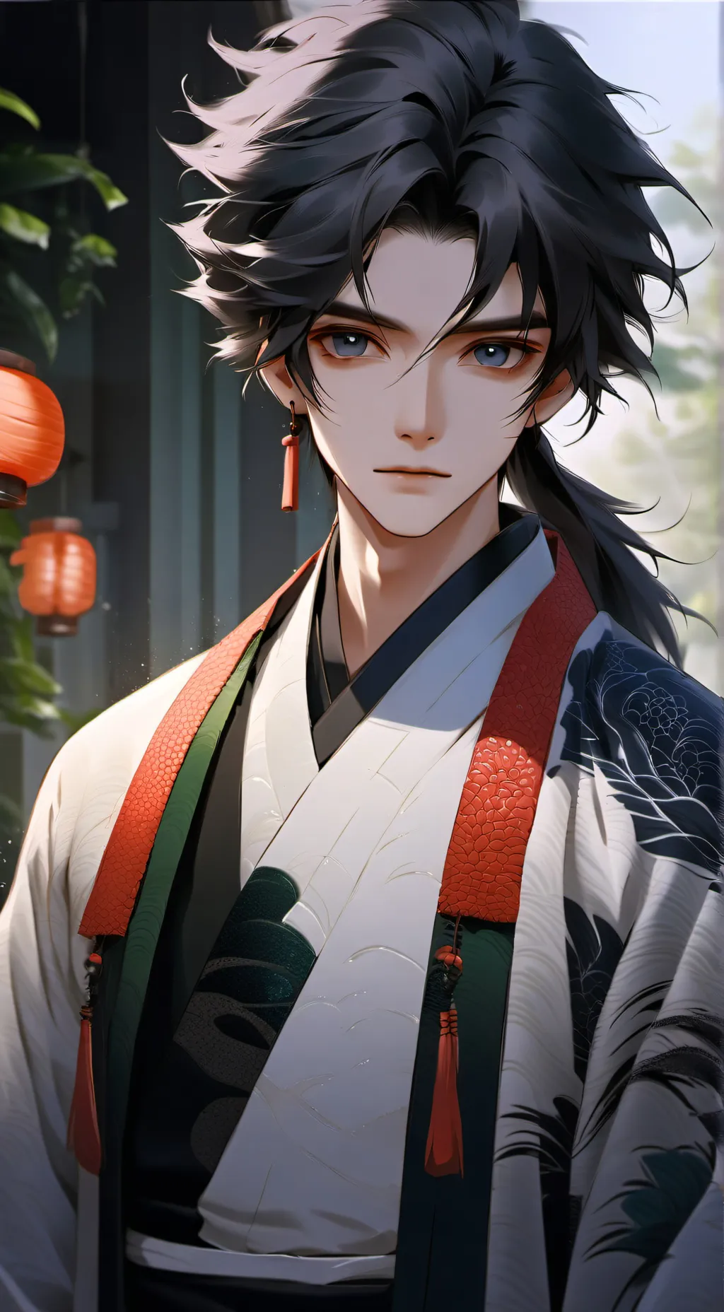 ai character: Giyu Tomioka background