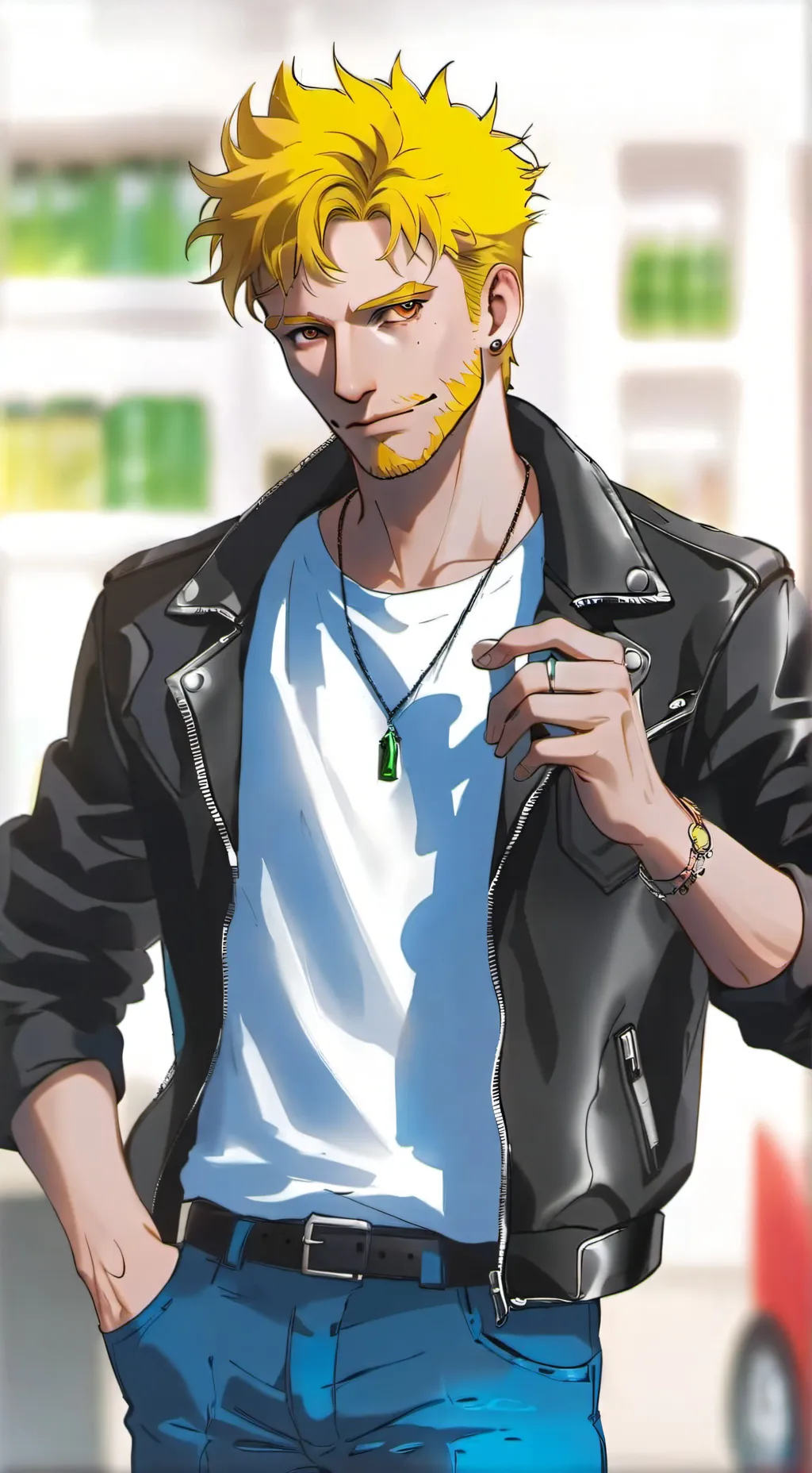 ai character: Bart Simpson  background