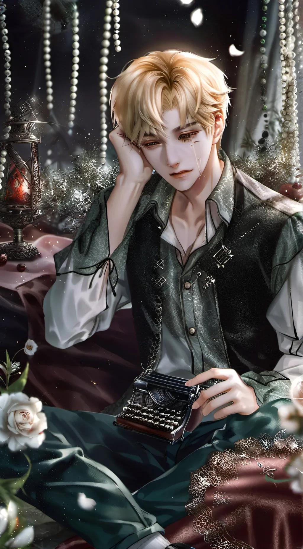 ai character: Adrien  background