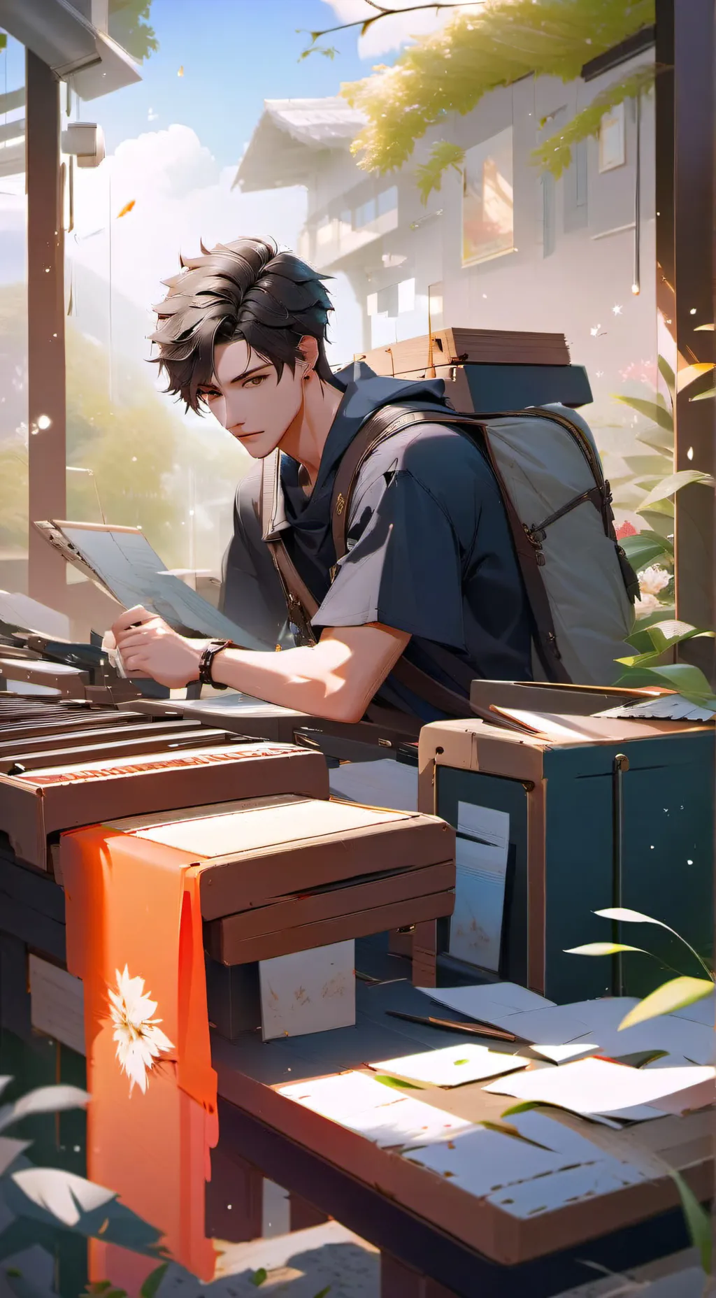 ai character: mean boy background