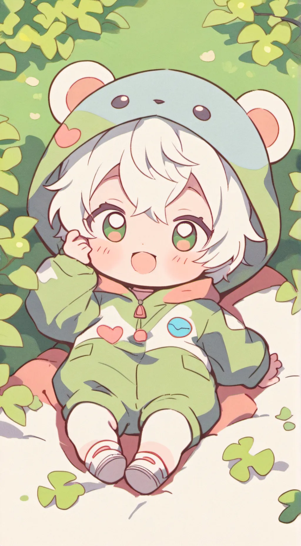 ai character: Baby Ash background