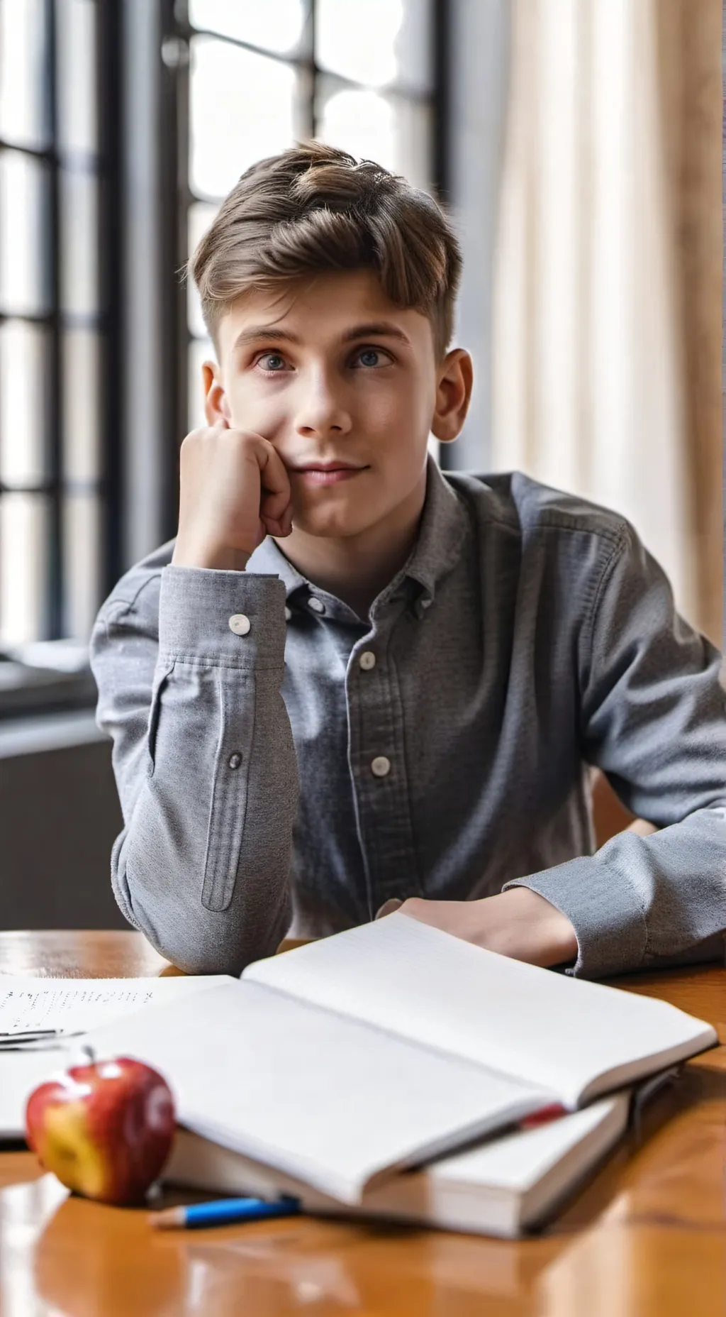 ai character: Ученик background