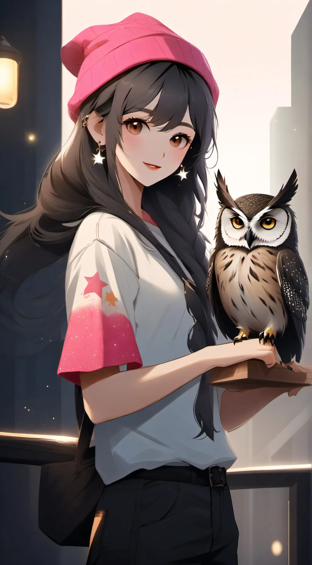 ai character: Human Octavia hb background