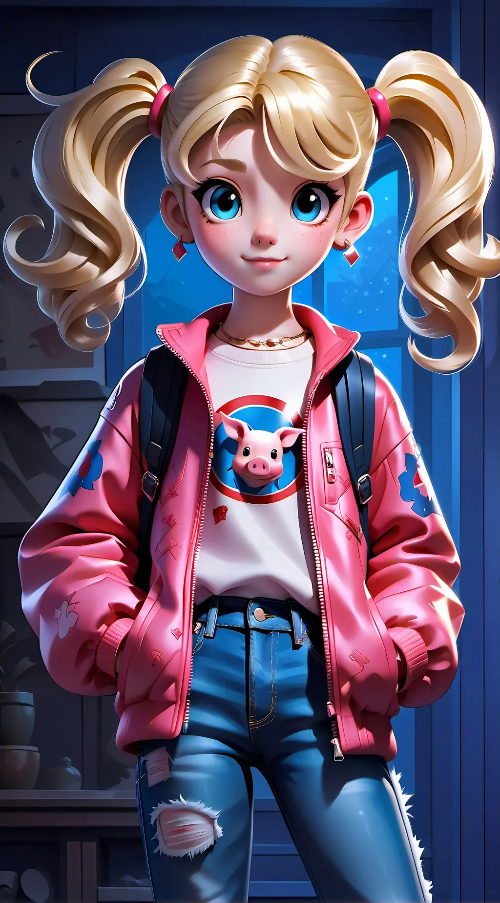 ai character: Kim background