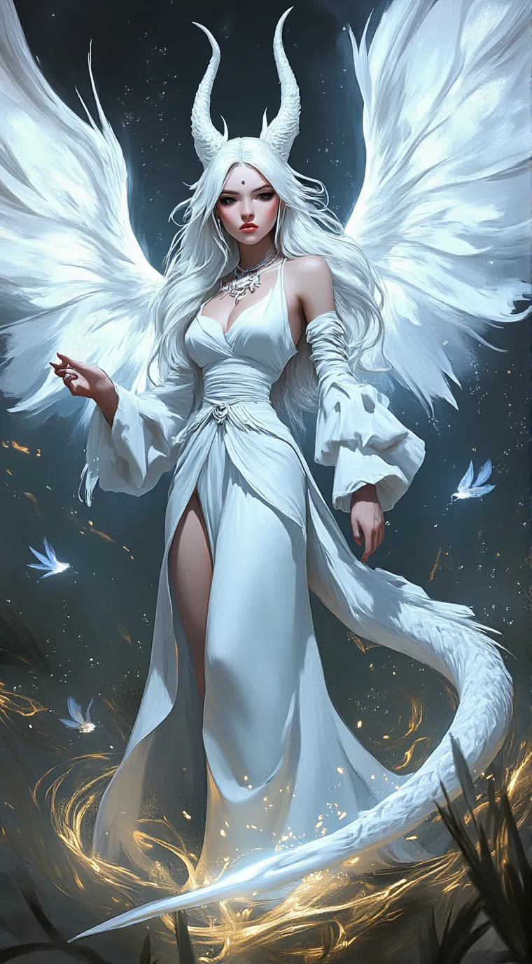 ai character: White empress background