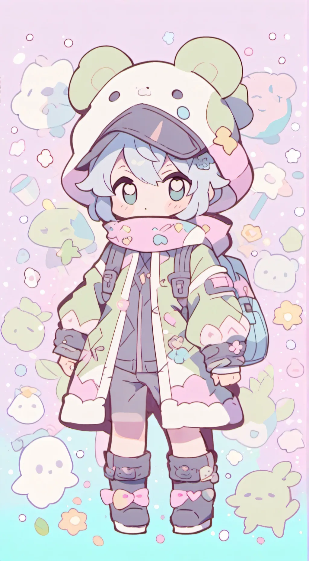 ai character: KNY MOVIE NIGHT!  background