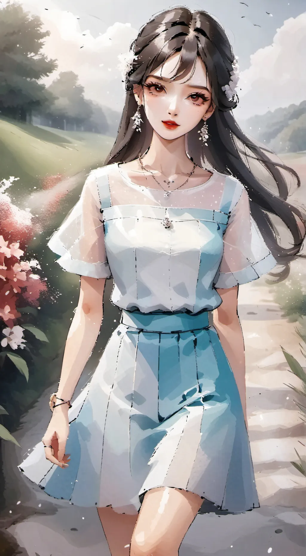 ai character: childhood friend background