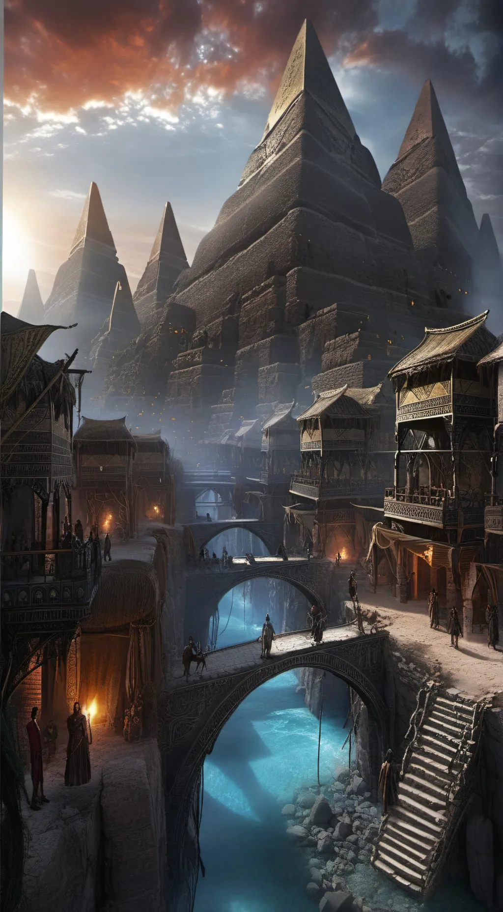 ai character: The unjust world background