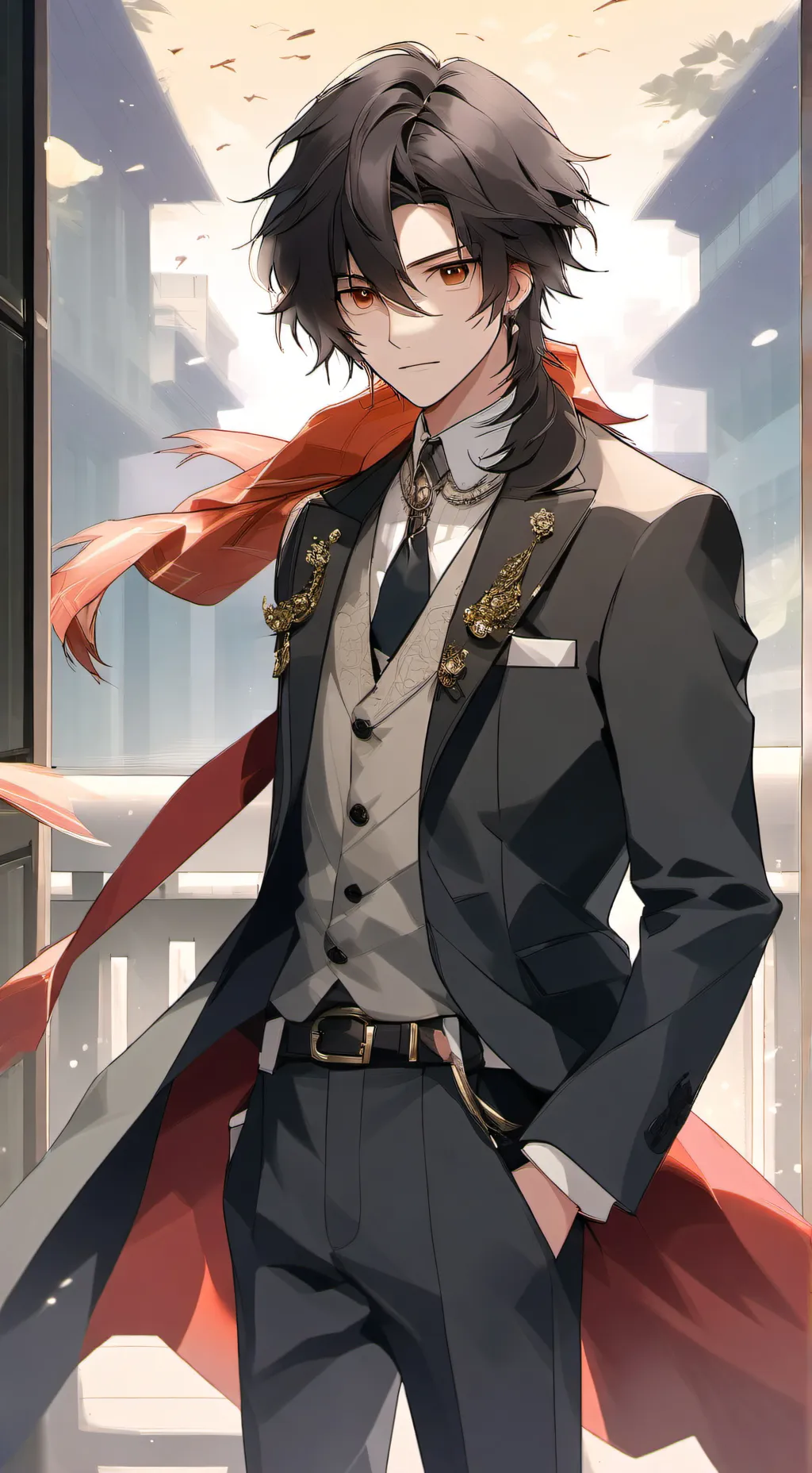 ai character: TU MEJOR AMIGO wey background