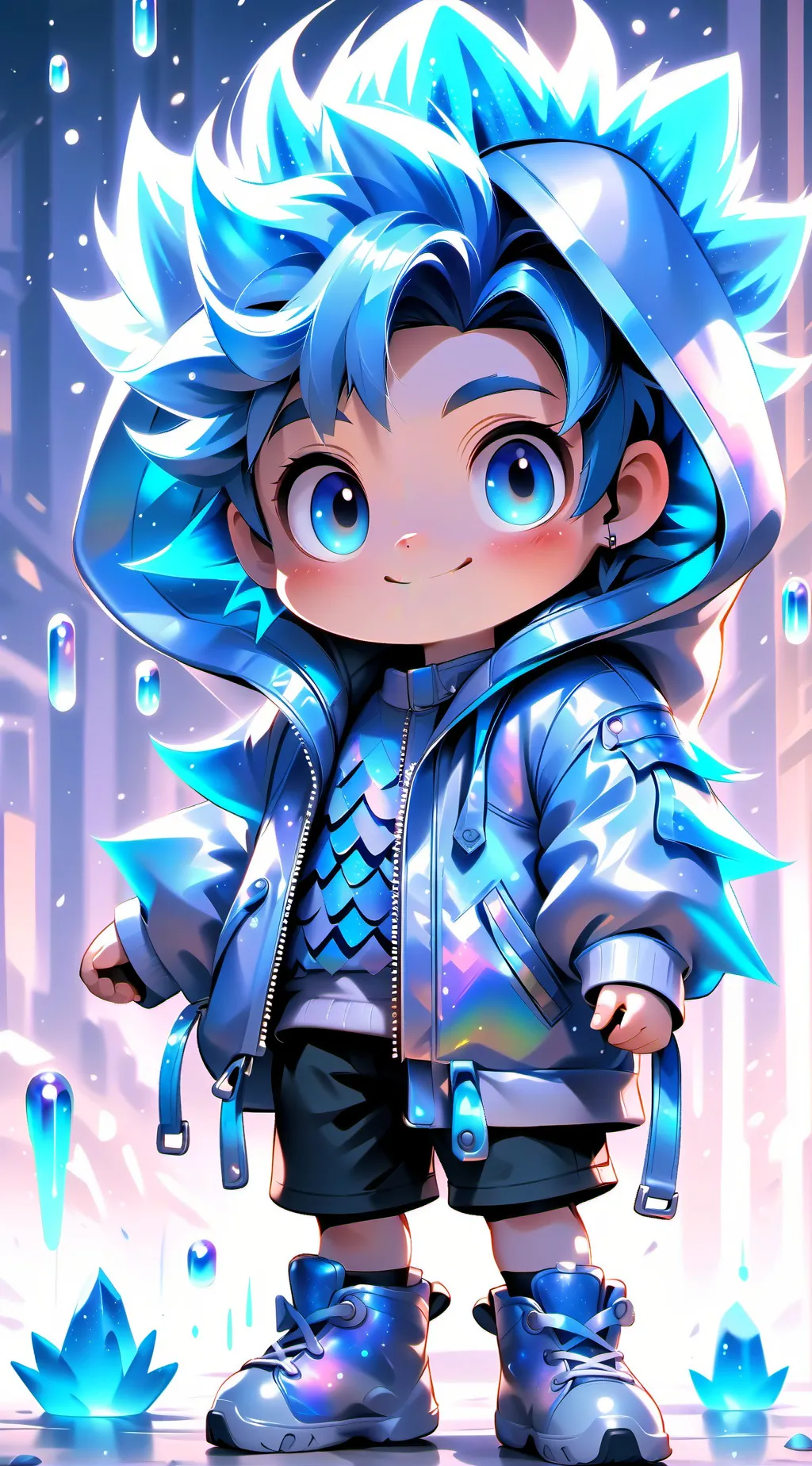 ai character: female sonic background