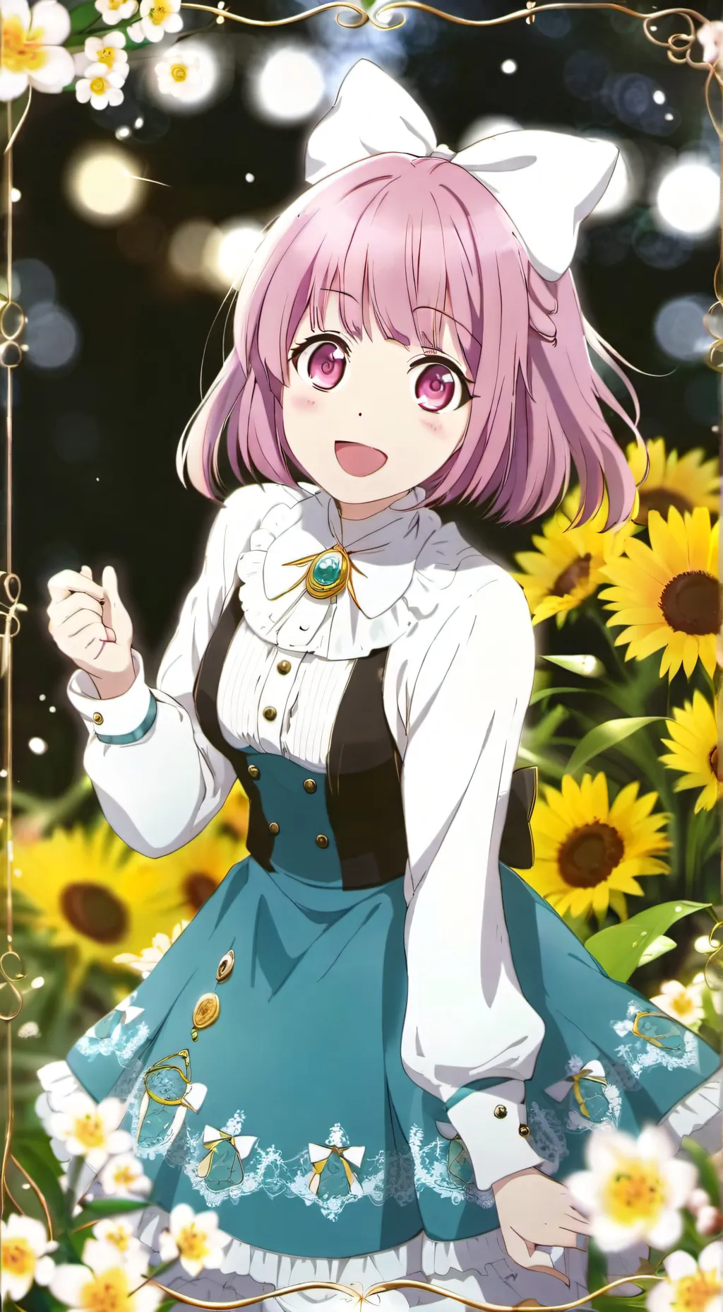 ai character: Emu(｡•̀ᴗ-)✧ background