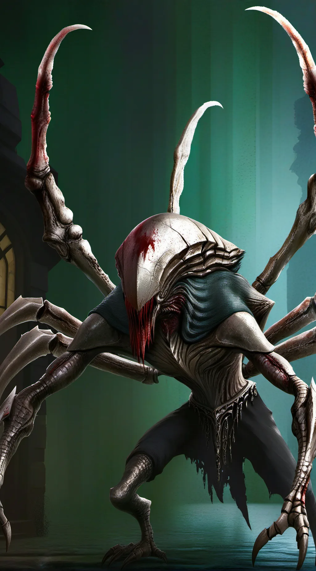 ai character: They Wait to Hunt background