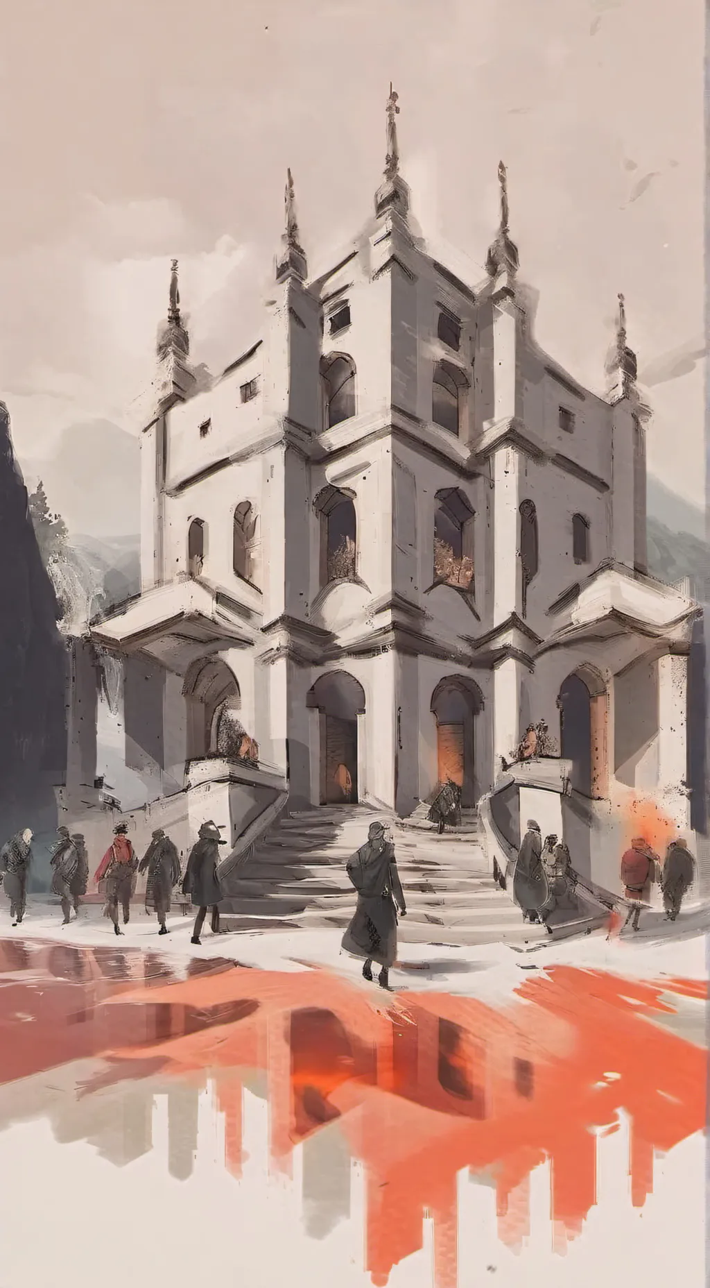 ai character: Road trip!  background