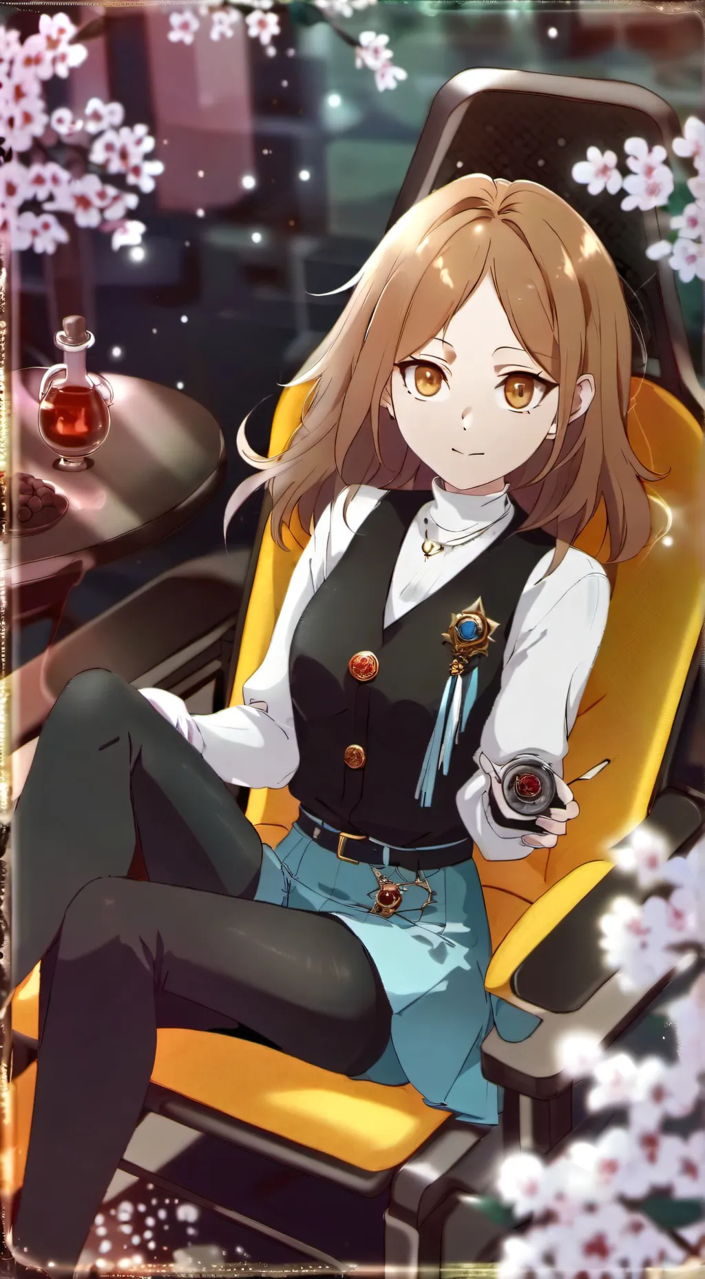 ai character: Нуара background