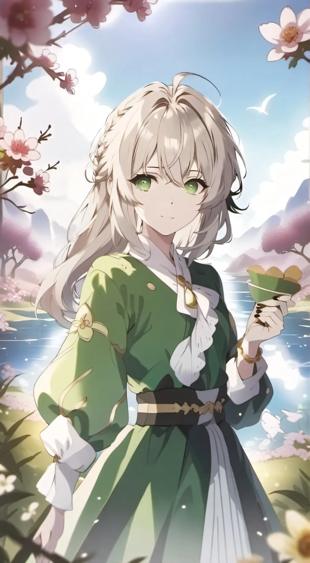 ai character: kny pijamada background