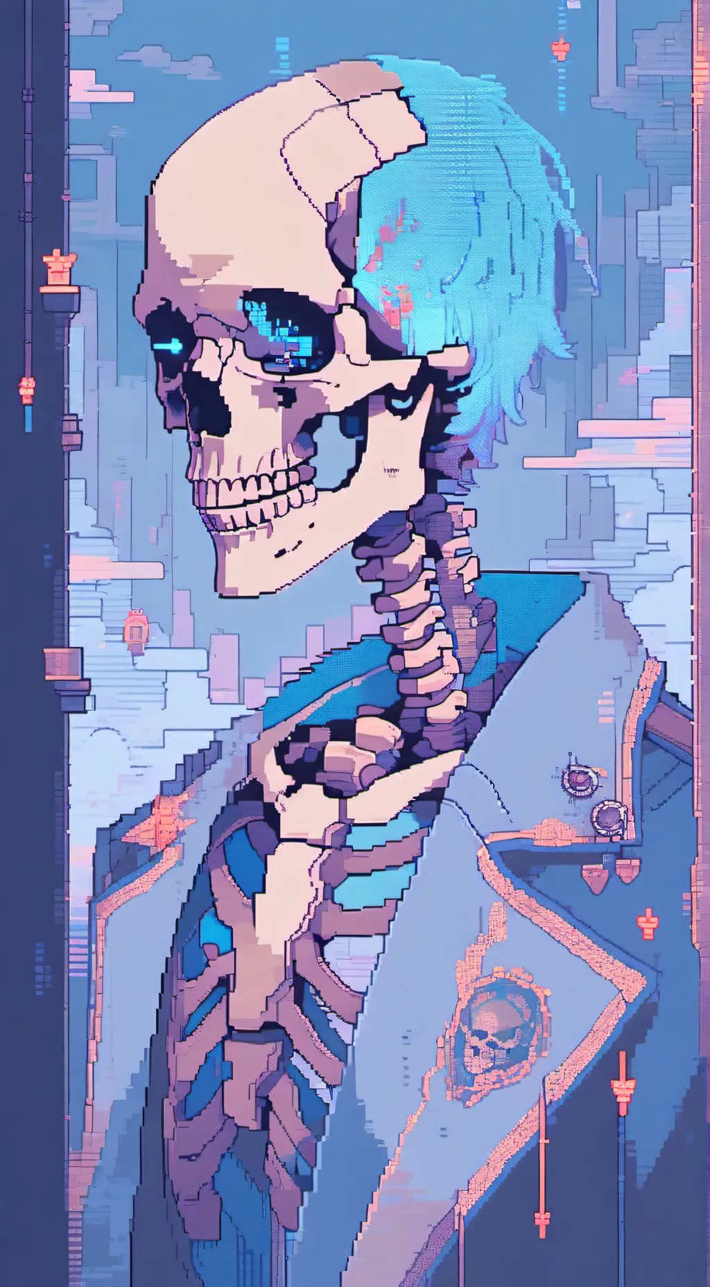 ai character: Cans background