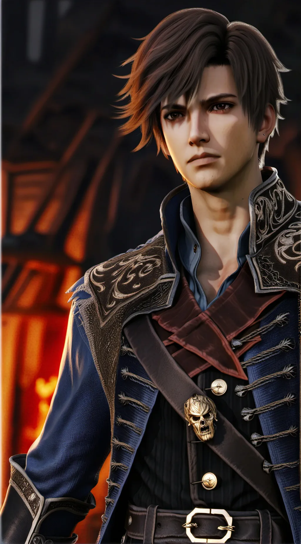 ai character: Captain Alek Grim  background