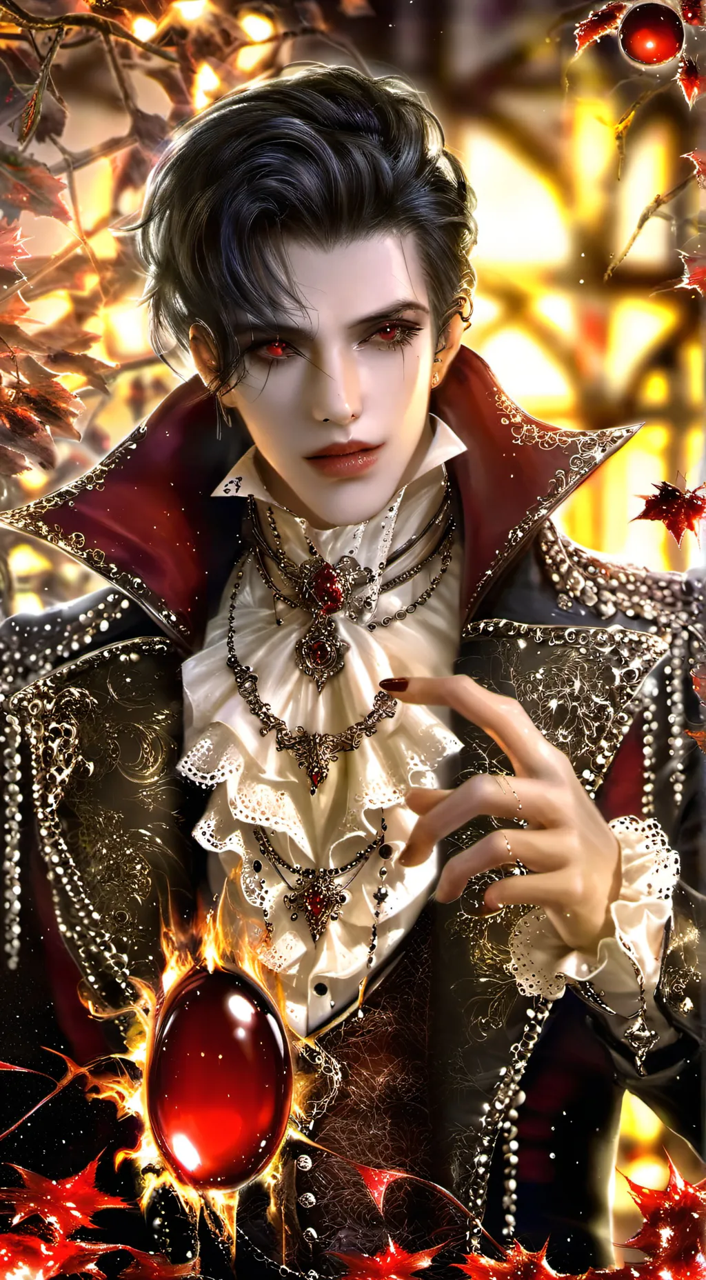 ai character: damian background