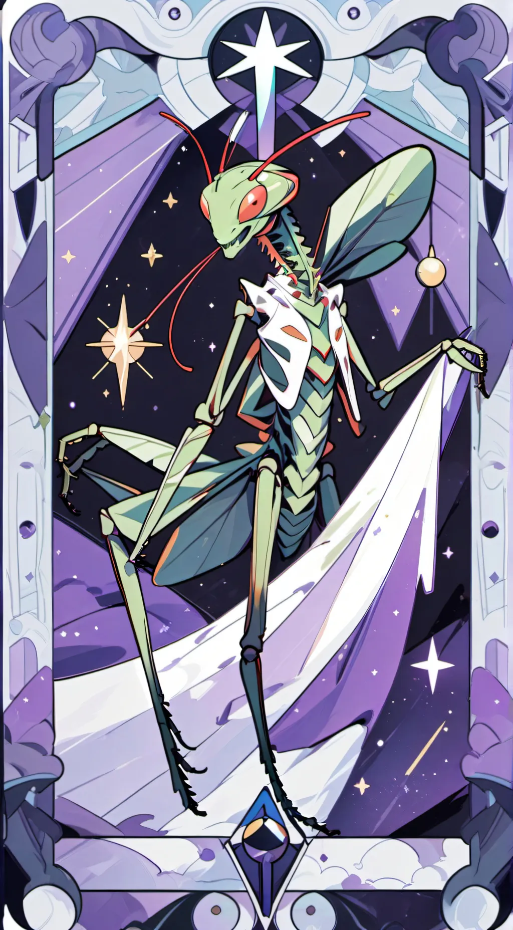 ai character: buggg background