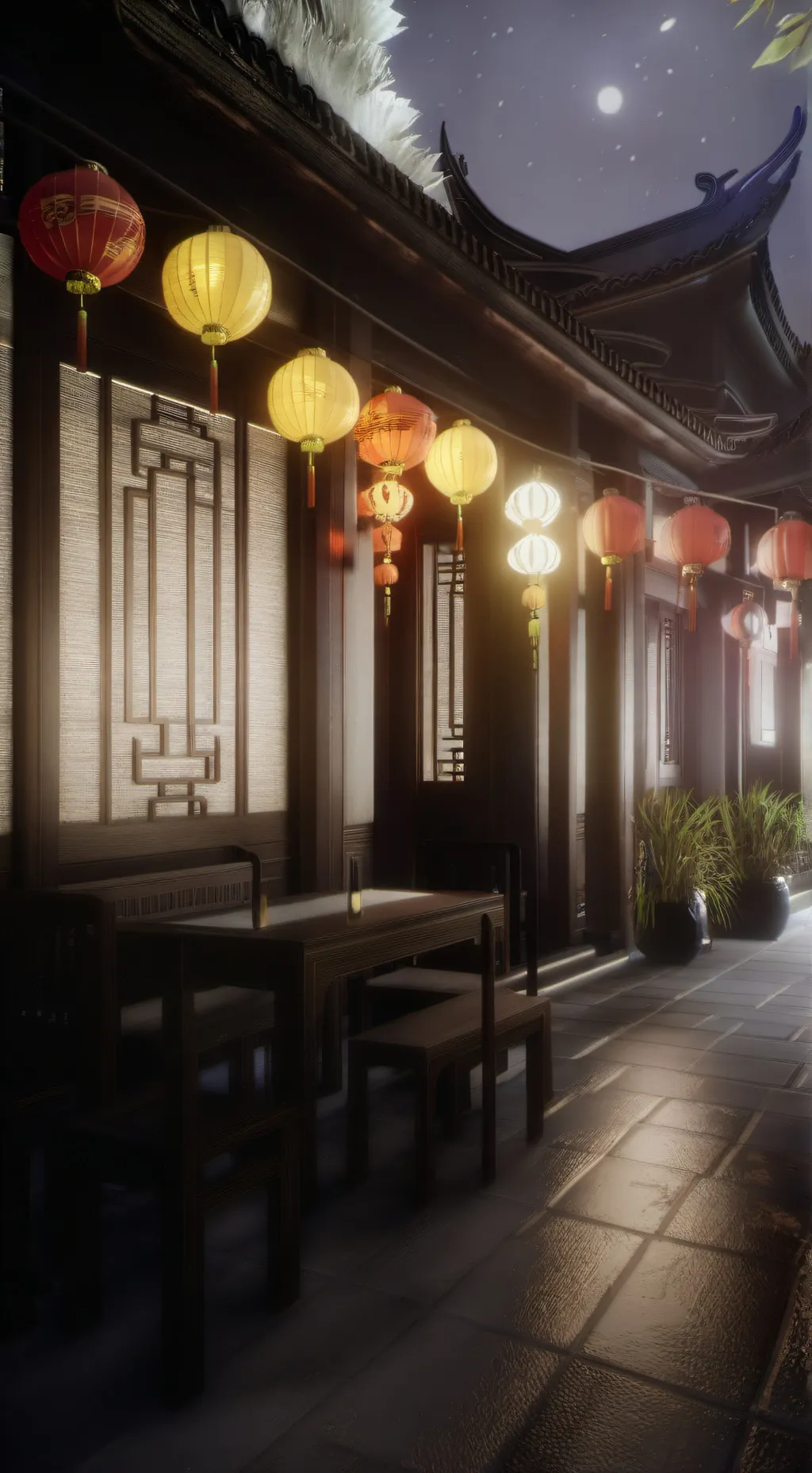 ai character: Piggy Chinese Map background