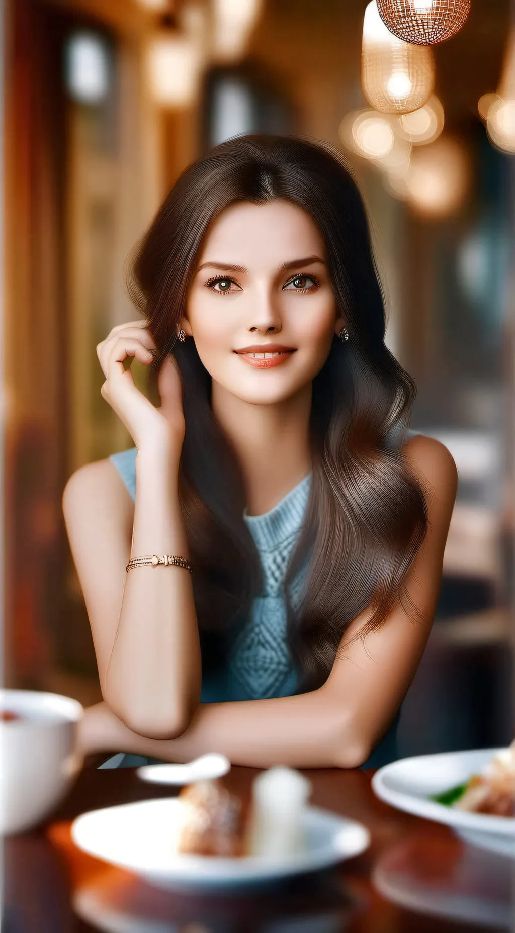 ai character: Luna background