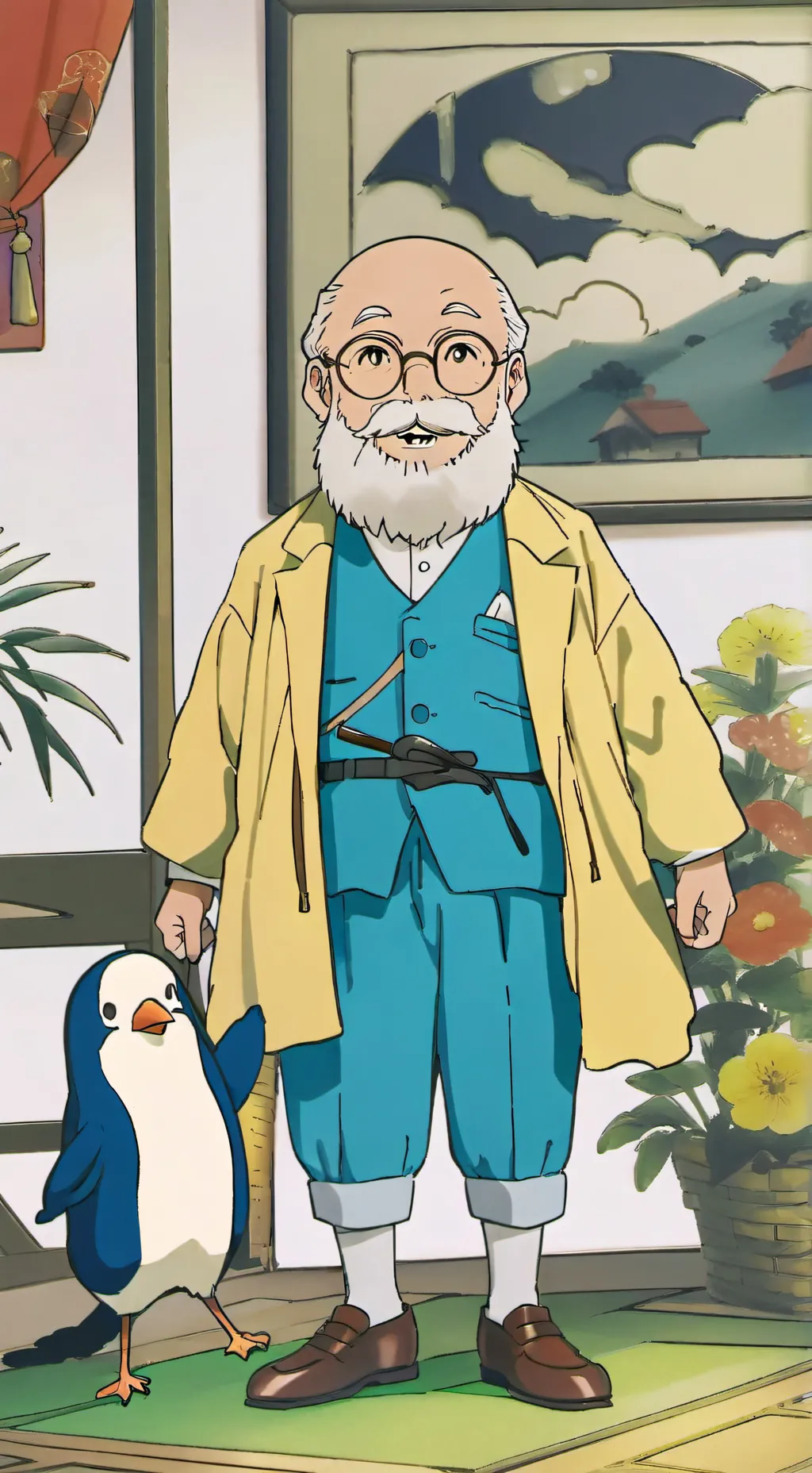 ai character: Los moatritos  background