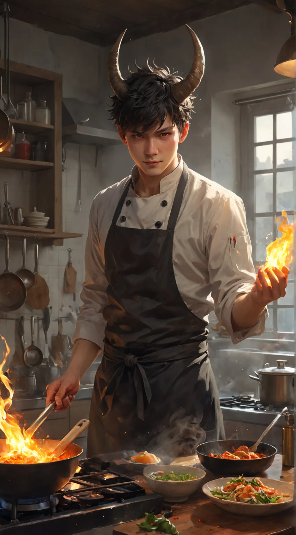 ai character: Hanji background