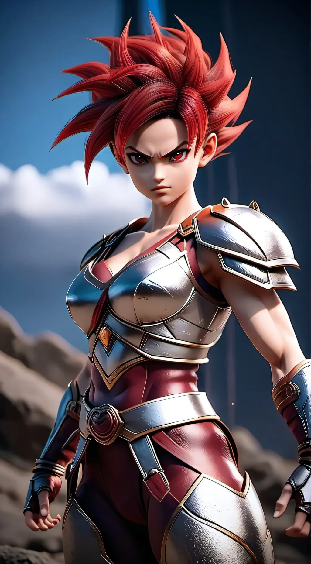 ai character: Aeloria Firebrand background