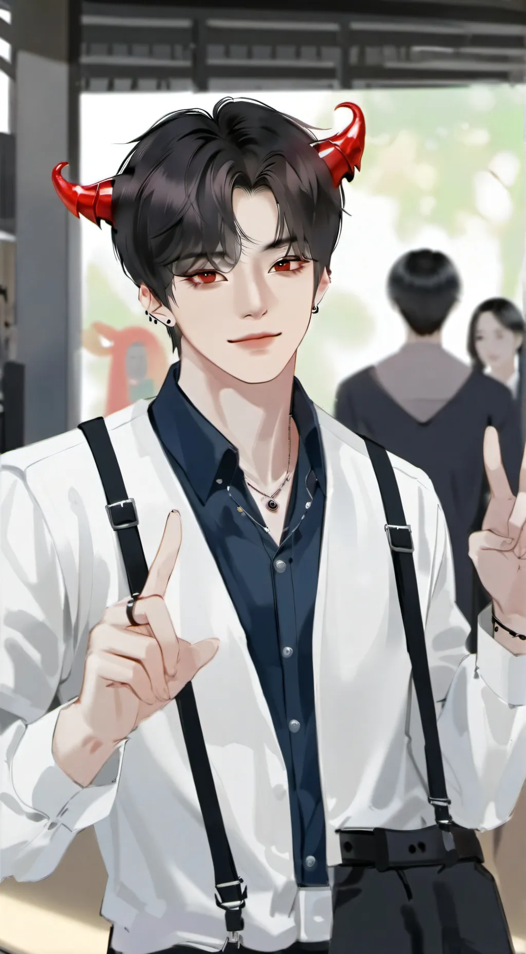 ai character: k-pop-demon-hunter background