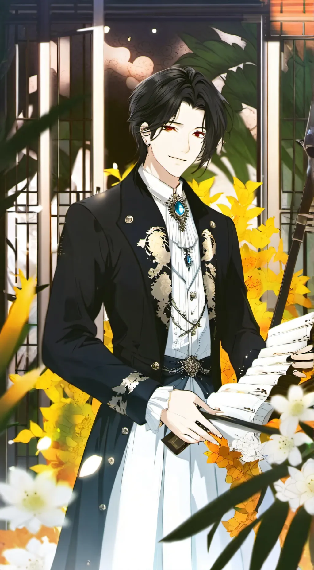 ai character: Zack asher background