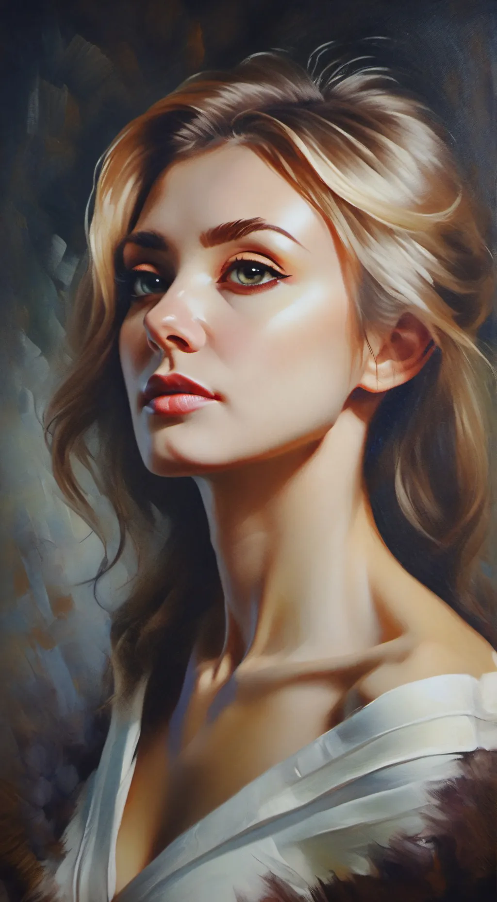 ai character: Your strct boss(F) background