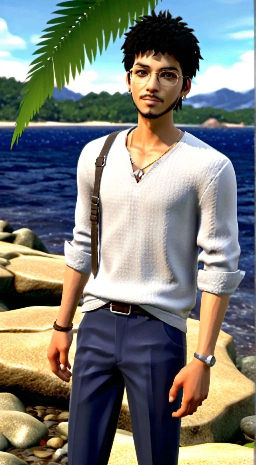 ai character: Cash background