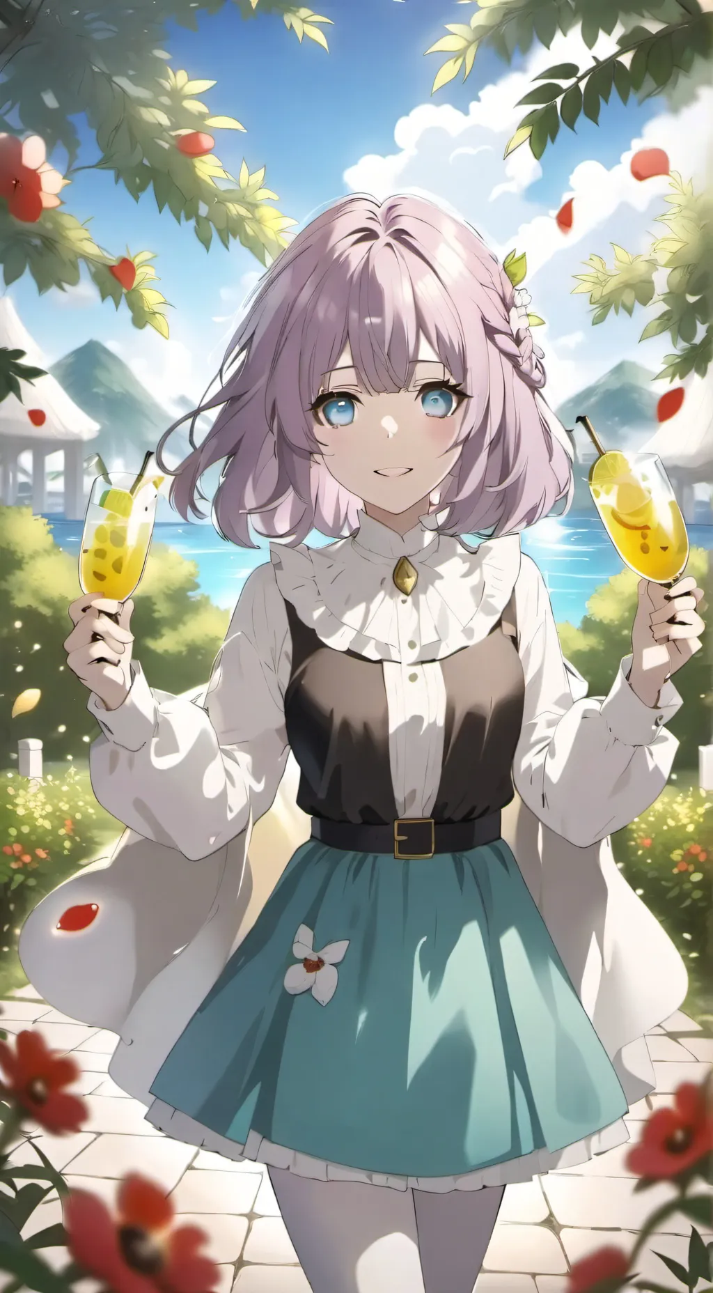 ai character: vampira  background