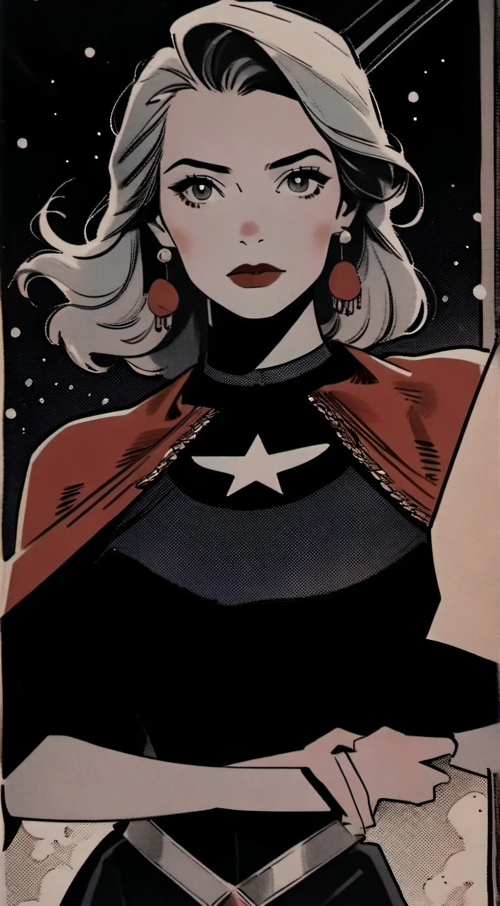 ai character: Bas eleana  background